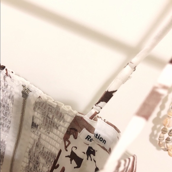 NWOT Reformation Roarke Linen Dress Sonora - Picture 7 of 7